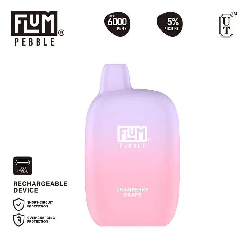 Flum Disposable Vape Flum Pebble Disposable Vape (5%, 6000 Puffs)