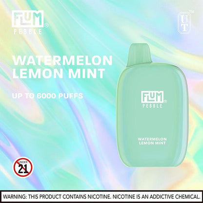 watermelon lemon mint april new flum pebble