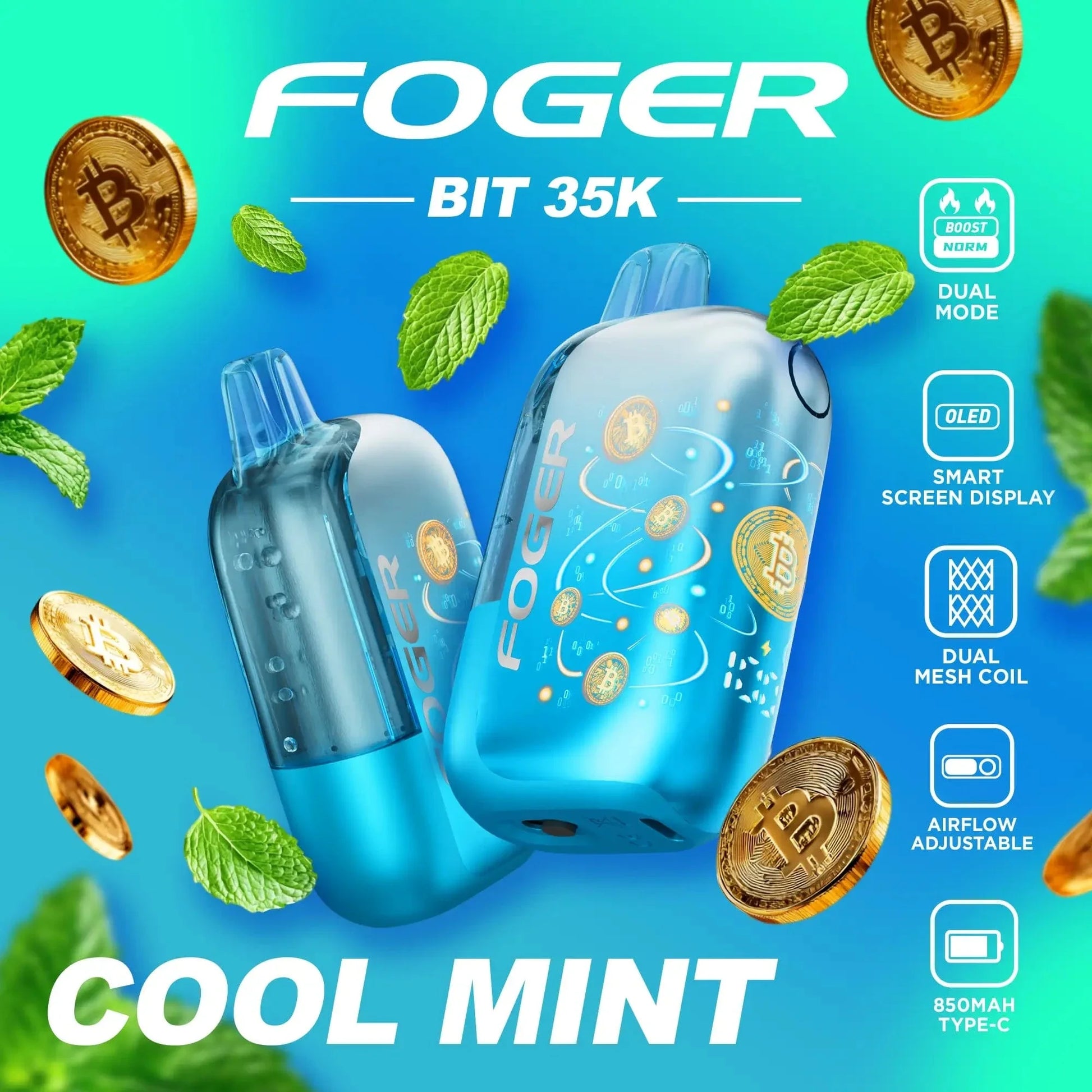 Foger Disposable Vape Foger Bit 35K Disposable Vape (5%, 35000 Puffs)