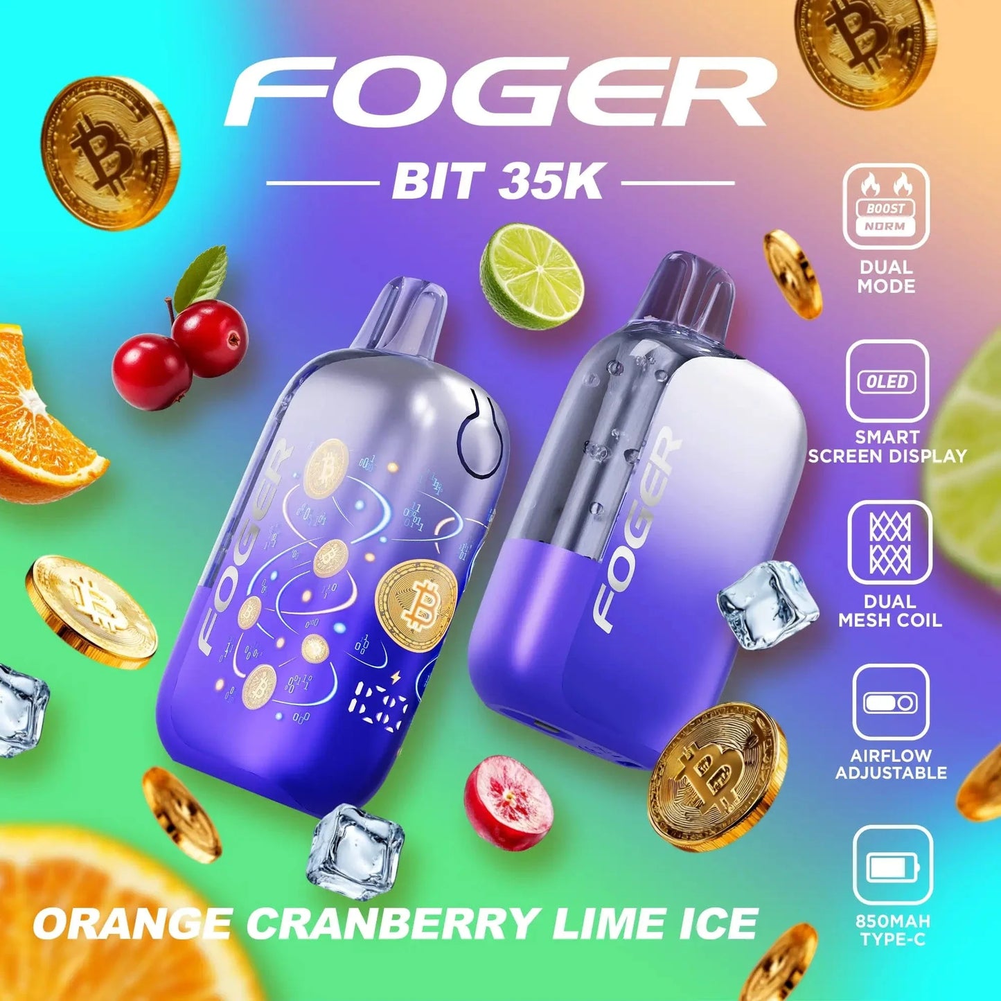 Foger Disposable Vape Foger Bit 35K Disposable Vape (5%, 35000 Puffs)
