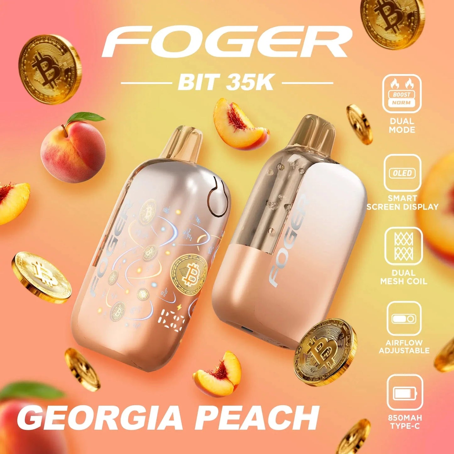 Foger Disposable Vape Foger Bit 35K Disposable Vape (5%, 35000 Puffs)