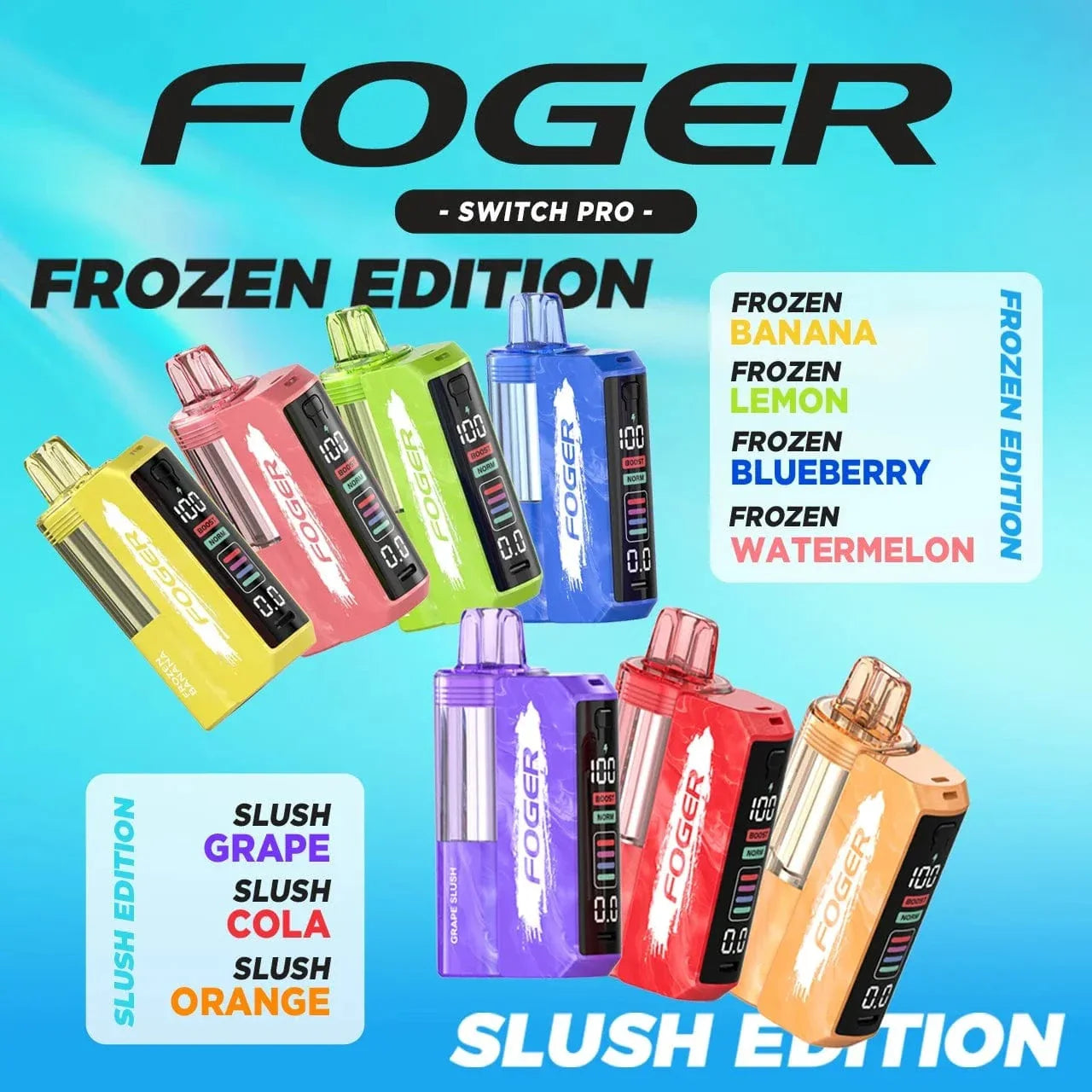 Foger Disposable Vape Foger Switch Pro 30K Disposable Vape (5%, 30000 Puffs)