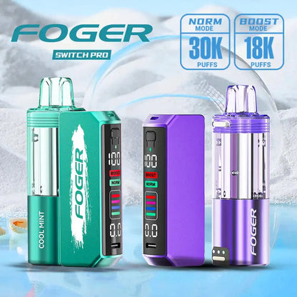 Foger Disposable Vape Foger Switch Pro 30K Disposable Vape (5%, 30000 Puffs)