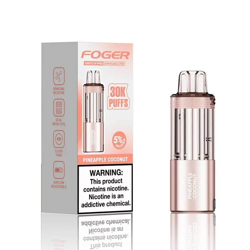 Foger Disposable Vape Pineapple Coconut Foger Switch Pro 30K Disposable Pod