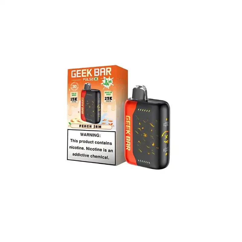 Geek Bar Disposable Vape Peach Jam (Jam Edition) Geek Bar Pulse X 25000 Disposable Vape (5%, 25000 Puffs)