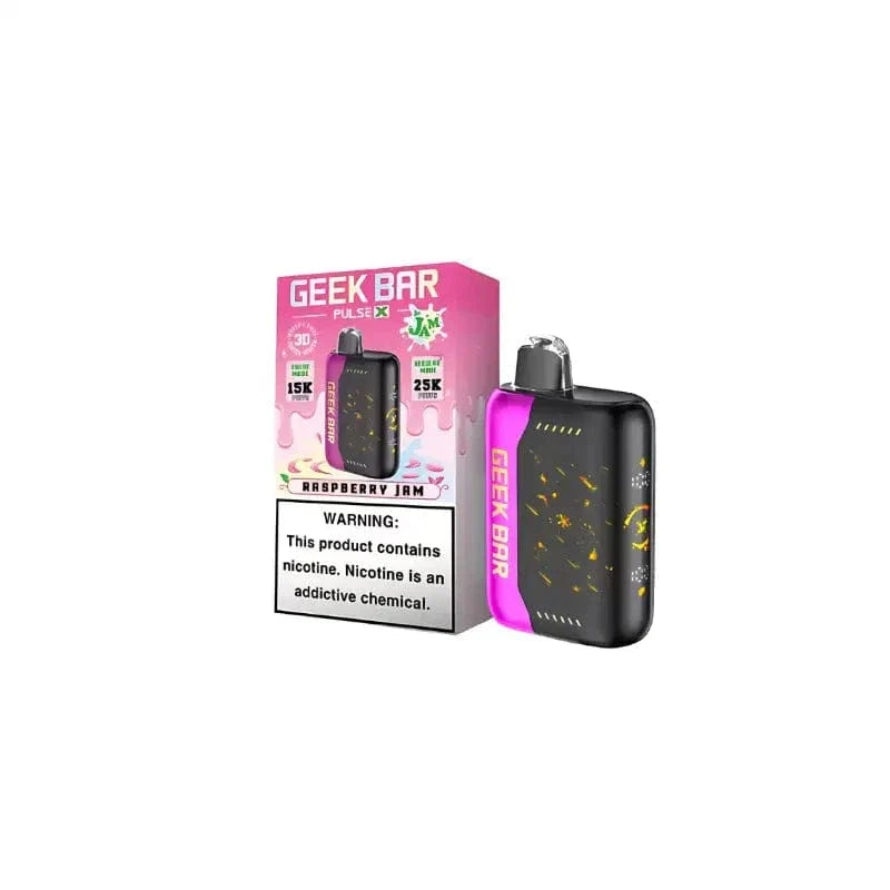 Geek Bar Disposable Vape Raspberry Jam (Jam Edition) Geek Bar Pulse X 25000 Disposable Vape (5%, 25000 Puffs)