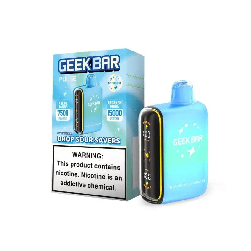 geek bar pulse 15000 disposable drop sour saver edition