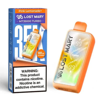 Lost Mary Disposable Vape Pink Lemonade Lost Mary MT35000 Turbo Disposable Vape (5%, 35000 Puffs)