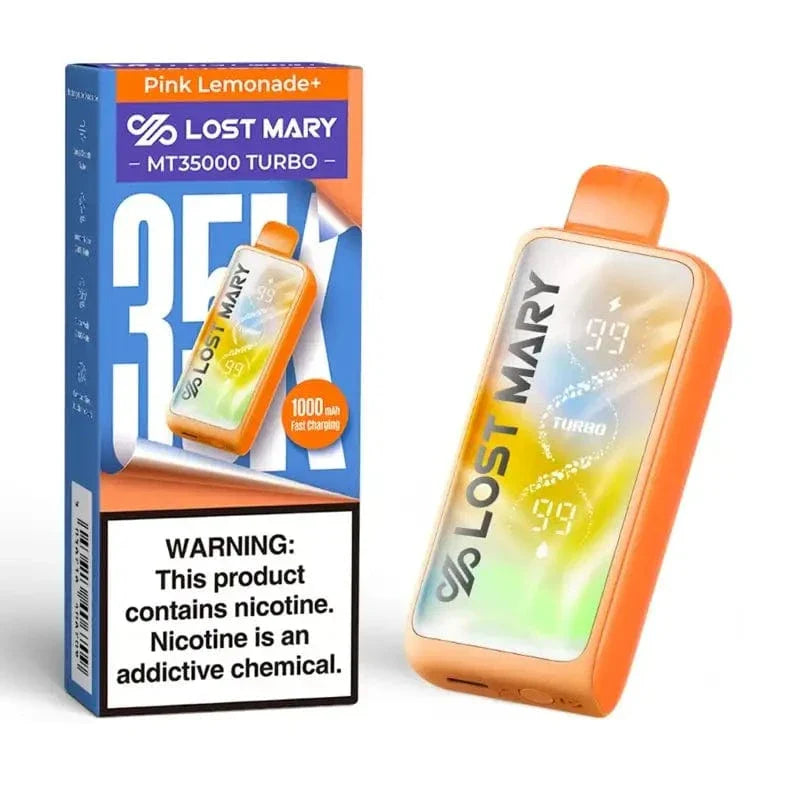 Lost Mary Disposable Vape Pink Lemonade' Lost Mary MT35000 Turbo Disposable Vape (5%, 35000 Puffs)