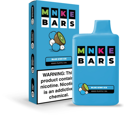 Vapetasia Disposable Vape Blue Kiwi Ice MNKE Bars Disposable Vape (5%, 6500 Puffs)