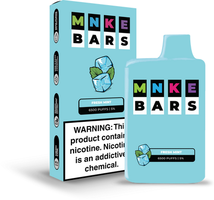 Vapetasia Disposable Vape Fresh Mint MNKE Bars Disposable Vape (5%, 6500 Puffs)