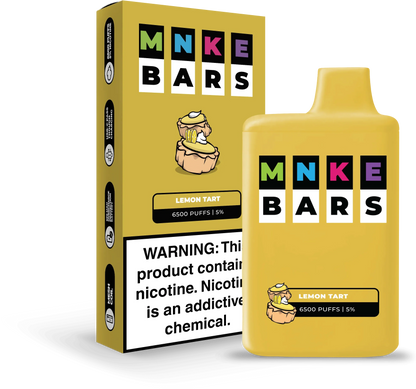 Vapetasia Disposable Vape Lemon Tart MNKE Bars Disposable Vape (5%, 6500 Puffs)