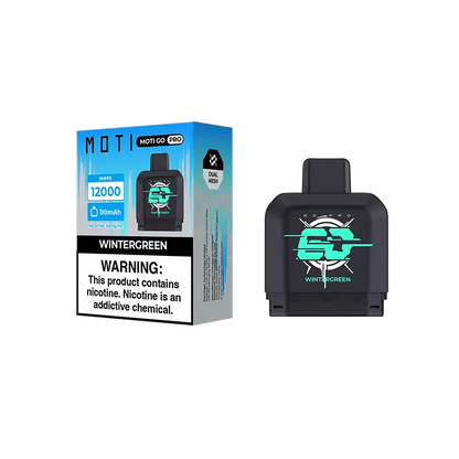 MOTI Vape Pods Wintergreen MOTI Go Pro 12000 Disposable Pod