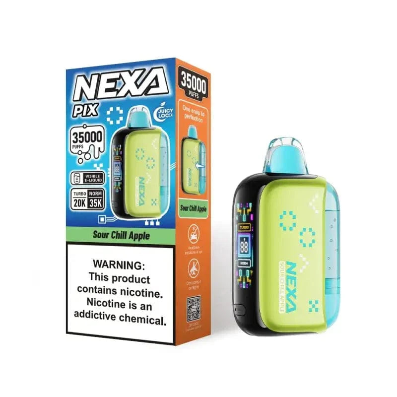 VOOPOO Disposable Vape Sour Chill Apple NEXA PIX 35K Disposable Vape (5%, 35000 Puffs)