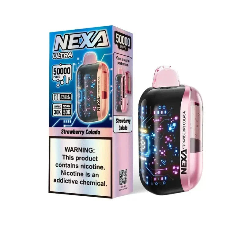 VOOPOO Disposable Vape Strawberry Colada VOOPOO NEXA Ultra 50K Disposable Vape (5%, 50000 Puffs)