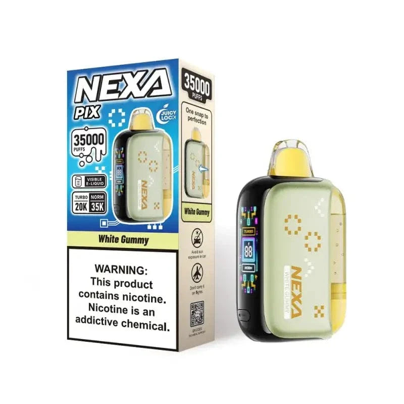 VOOPOO Disposable Vape White Gummy NEXA PIX 35K Disposable Vape (5%, 35000 Puffs)